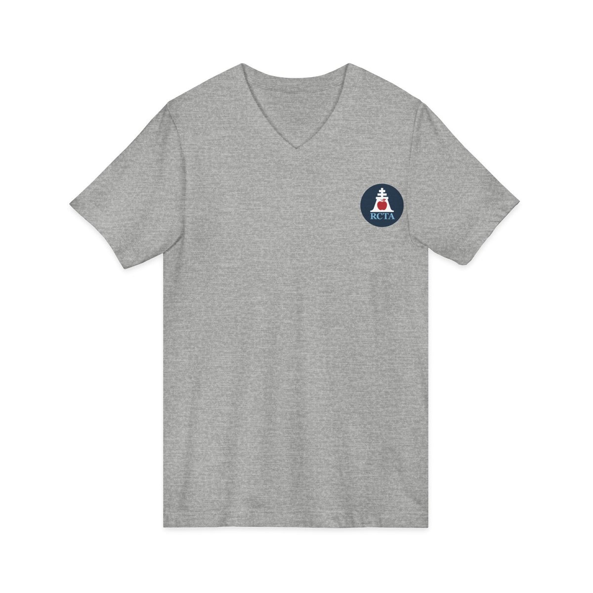 Unisex Jersey Short Sleeve V-Neck Tee