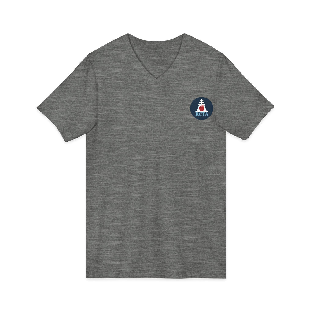 Unisex Jersey Short Sleeve V-Neck Tee