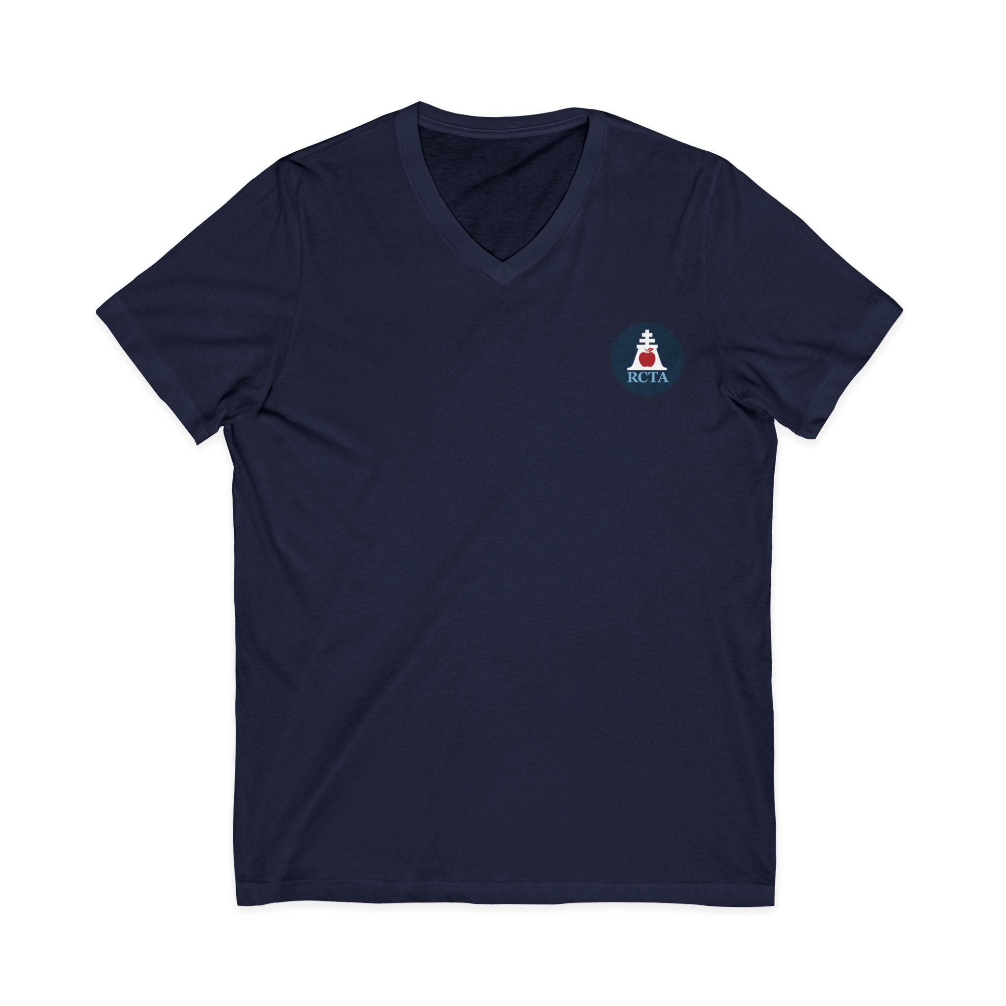 Unisex Jersey Short Sleeve V-Neck Tee