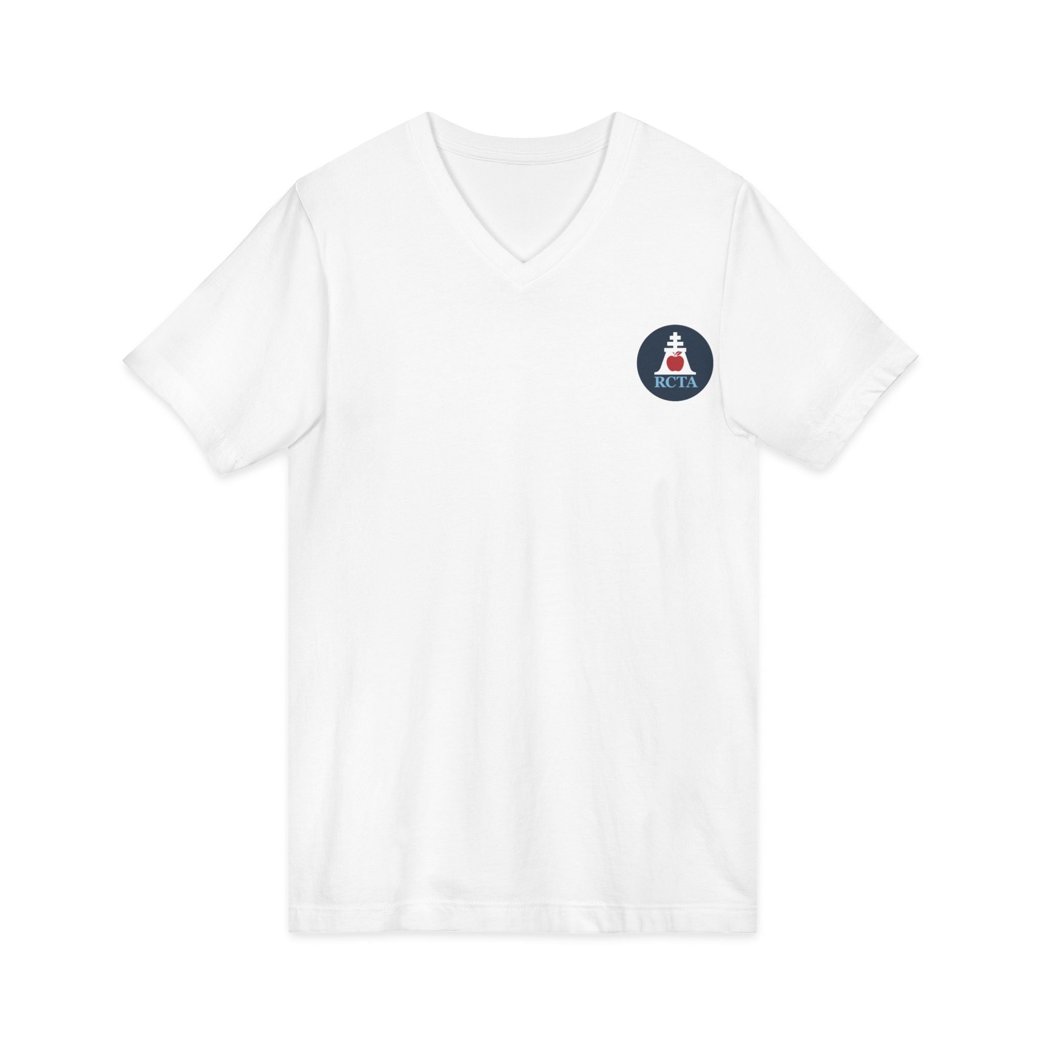 Unisex Jersey Short Sleeve V-Neck Tee