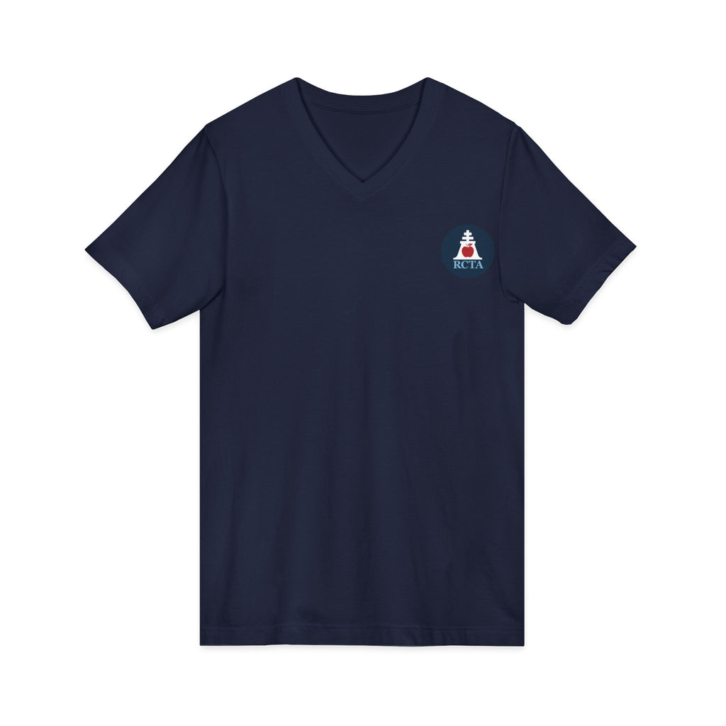 Unisex Jersey Short Sleeve V-Neck Tee