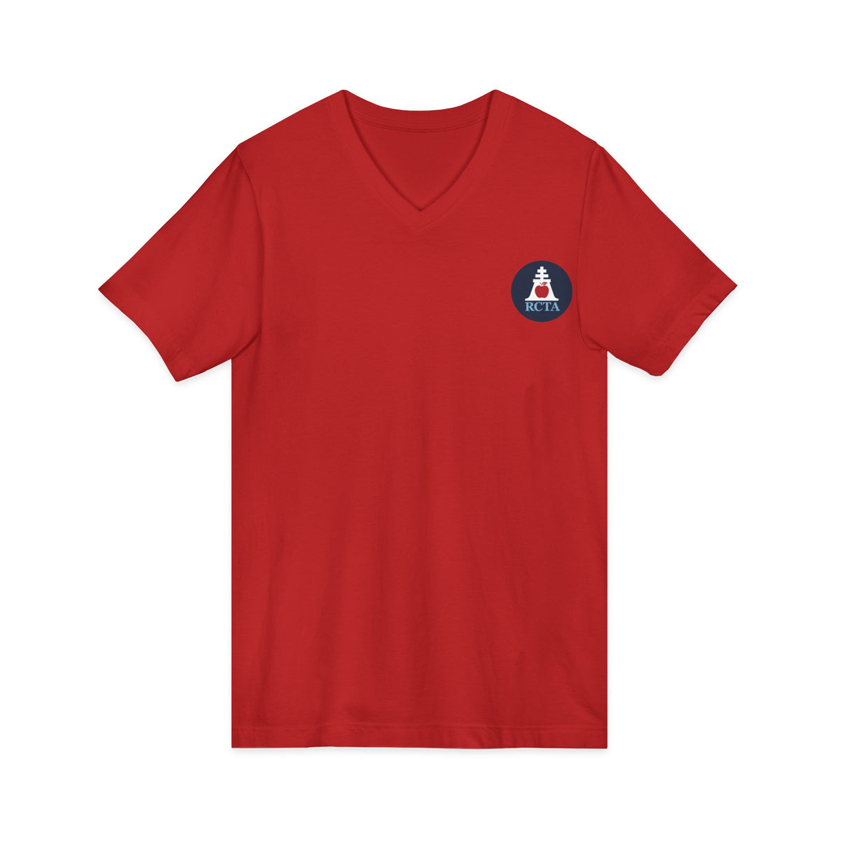 Unisex Jersey Short Sleeve V-Neck Tee